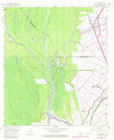 United States Geological Survey Addis, LA (1953, 24000-Scale) digital map