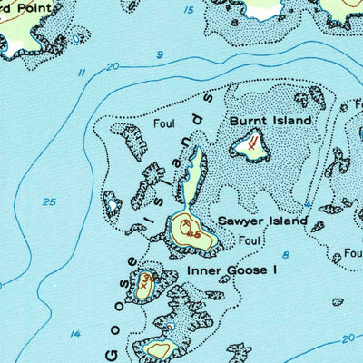 United States Geological Survey Addison, ME (1948, 24000-Scale) digital map