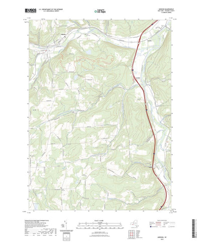 United States Geological Survey Addison, NY (2023, 24000-Scale) digital map