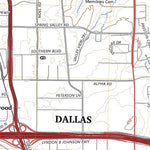 United States Geological Survey Addison, TX (2023, 24000-Scale) digital map