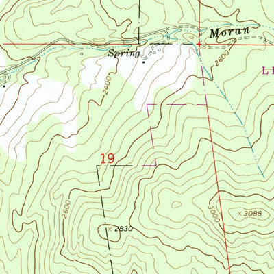 United States Geological Survey Addy Mountain, WA (1965, 24000-Scale) digital map