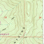United States Geological Survey Addy Mountain, WA (1965, 24000-Scale) digital map