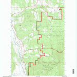 United States Geological Survey Addy Mountain, WA (1992, 24000-Scale) digital map