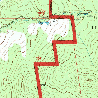 United States Geological Survey Addy Mountain, WA (1992, 24000-Scale) digital map