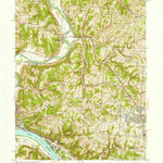 United States Geological Survey Addyston, OH-KY (1954, 24000-Scale) digital map