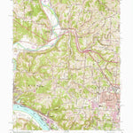 United States Geological Survey Addyston, OH-KY (1960, 24000-Scale) digital map