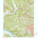 United States Geological Survey Addyston, OH-KY (1982, 24000-Scale) digital map