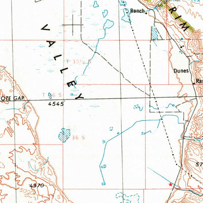 United States Geological Survey Adel, OR (1955, 250000-Scale) digital map