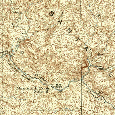 United States Geological Survey Adelaida, CA (1932, 62500-Scale) digital map