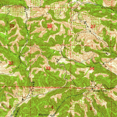 United States Geological Survey Adelaida, CA (1947, 62500-Scale) digital map
