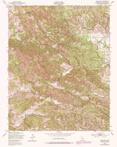 United States Geological Survey Adelaida, CA (1948, 24000-Scale) digital map
