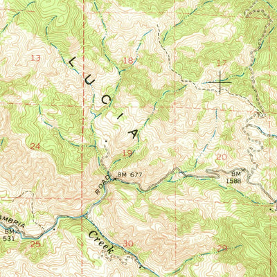 United States Geological Survey Adelaida, CA (1961, 62500-Scale) digital map