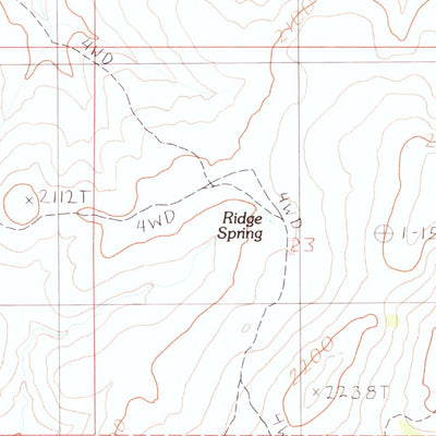United States Geological Survey Adelaide, NV (1983, 24000-Scale) digital map