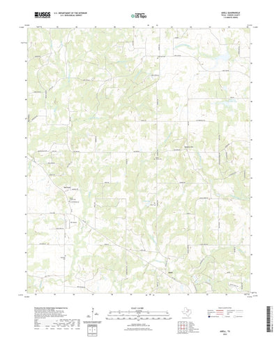 United States Geological Survey Adell, TX (2022, 24000-Scale) digital map