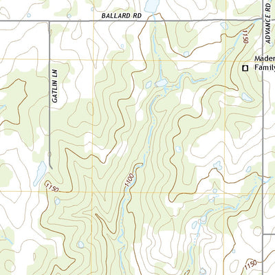 United States Geological Survey Adell, TX (2022, 24000-Scale) digital map
