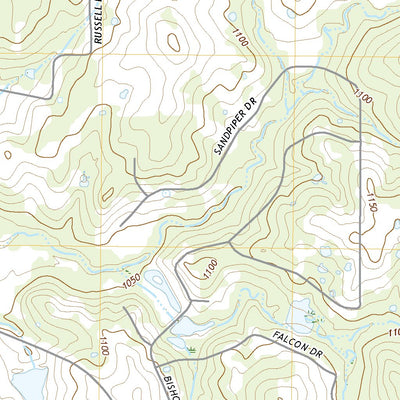 United States Geological Survey Adell, TX (2022, 24000-Scale) digital map