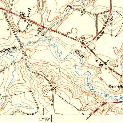 United States Geological Survey Adelphia, NJ (1947, 24000-Scale) digital map