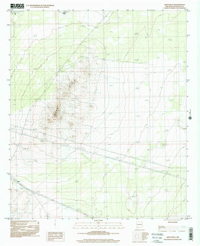 United States Geological Survey Aden Hills, NM (1996, 24000-Scale) digital map