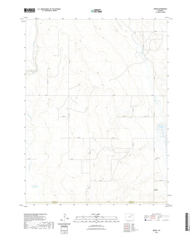 United States Geological Survey Adena, CO (2022, 24000-Scale) digital map