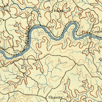 United States Geological Survey Adinville, NC (1893, 125000-Scale) digital map