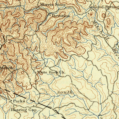 United States Geological Survey Adinville, NC (1893, 125000-Scale) digital map