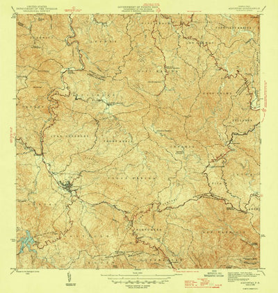 United States Geological Survey Adjuntas, PR (1946, 30000-Scale) digital map