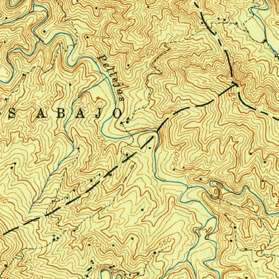 United States Geological Survey Adjuntas, PR (1946, 30000-Scale) digital map