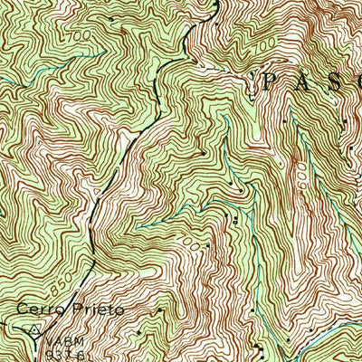 United States Geological Survey Adjuntas, PR (1960, 20000-Scale) digital map