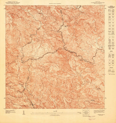 United States Geological Survey Adjuntas SE, PR (1947, 10000-Scale) digital map
