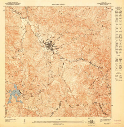 United States Geological Survey Adjuntas SW, PR (1947, 10000-Scale) digital map