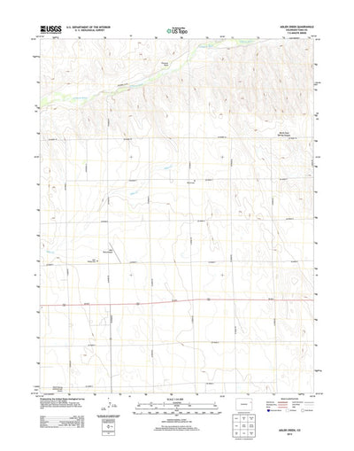 United States Geological Survey Adler Creek, CO (2013, 24000-Scale) digital map