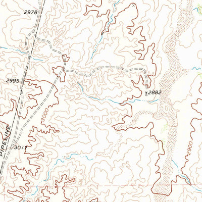 United States Geological Survey Adobe Creek SW, TX (1971, 24000-Scale) digital map