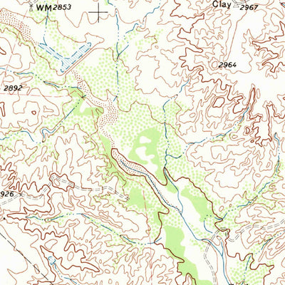 United States Geological Survey Adobe Creek, TX (1979, 24000-Scale) digital map