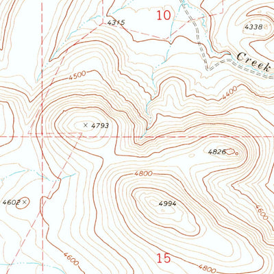 United States Geological Survey Adobe Flat, OR (1967, 24000-Scale) digital map