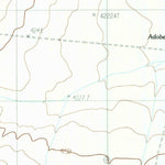 United States Geological Survey Adobe House Tank, TX (1984, 24000-Scale) digital map