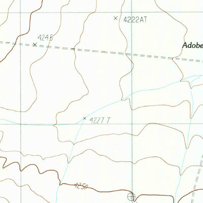 United States Geological Survey Adobe House Tank, TX (1984, 24000-Scale) digital map