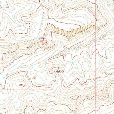 United States Geological Survey Adobe Springs, CO (1969, 24000-Scale) digital map