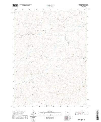 United States Geological Survey Adobe Springs, CO (2022, 24000-Scale) digital map