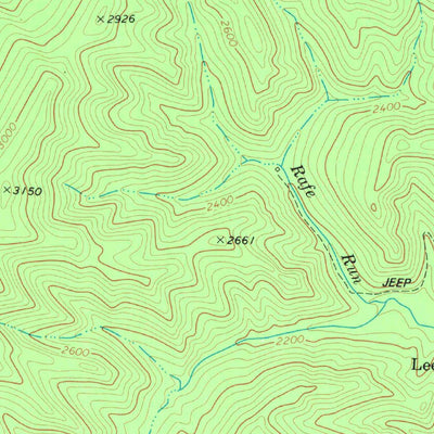 United States Geological Survey Adolph, WV (1977, 24000-Scale) digital map