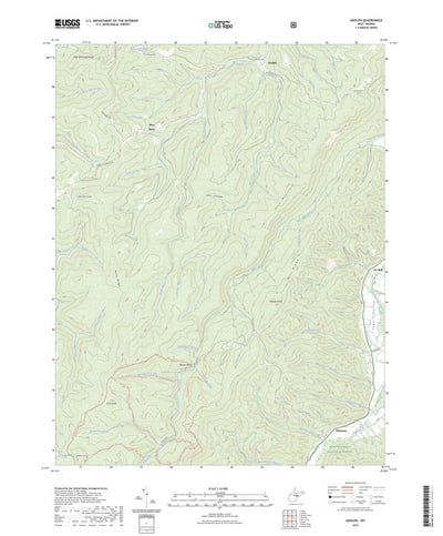 United States Geological Survey Adolph, WV (2023, 24000-Scale) digital map