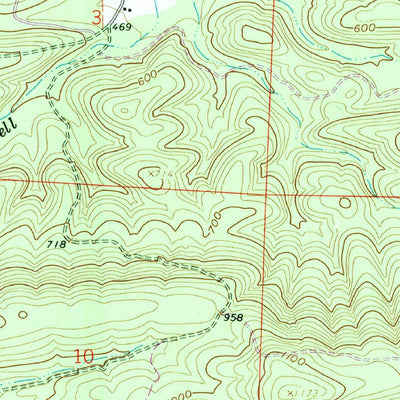 United States Geological Survey Adona, AR (1989, 24000-Scale) digital map