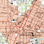 United States Geological Survey Adrian, MI (1962, 24000-Scale) digital map