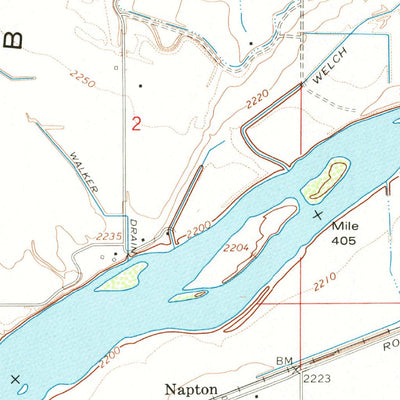 United States Geological Survey Adrian, OR-ID (1967, 24000-Scale) digital map