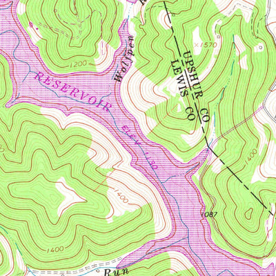 United States Geological Survey Adrian, WV (1966, 24000-Scale) digital map