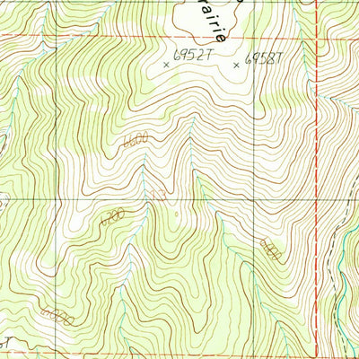 United States Geological Survey Advent Gulch, ID (1987, 24000-Scale) digital map