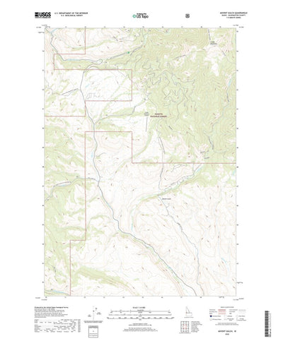 United States Geological Survey Advent Gulch, ID (2020, 24000-Scale) digital map