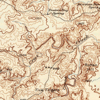 United States Geological Survey Ady, TX (1936, 62500-Scale) digital map
