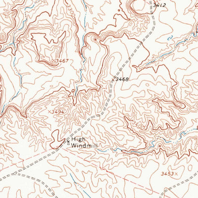 United States Geological Survey Ady, TX (1966, 24000-Scale) digital map