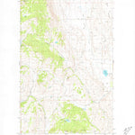 United States Geological Survey Aeneas Lake, WA (1980, 24000-Scale) digital map