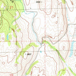 United States Geological Survey Aeneas Lake, WA (1980, 24000-Scale) digital map